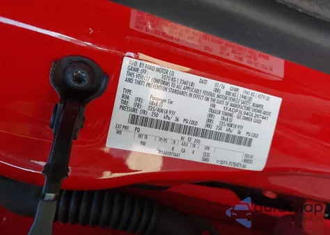 2016 Ford Focus St from USA, damaged, VIN 1FADP3L94GL267441